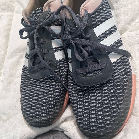 Adidas Cloudfoam Grey & Pink - Picture 6 of 9